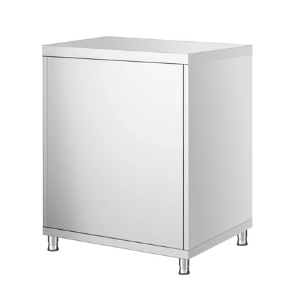 GGM Gastro Stainless Steel Floor Cupboard PREMIUM - 600x600mm - with Hinged Doors