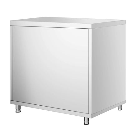 GGM Gastro Stainless Steel Floor Cupboard PREMIUM - 800x600mm - with Hinged Doors