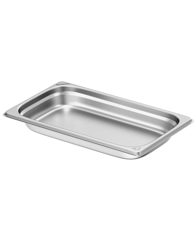 GGM Gastro Stainless Steel Gastronorm Pan GN 1/1 - Depth: 65mm