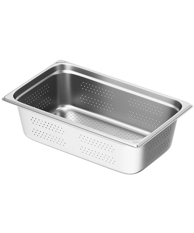 GGM Gastro Stainless Steel Gastronorm Pan GN 1/1 - perforated - Depth: 150mm