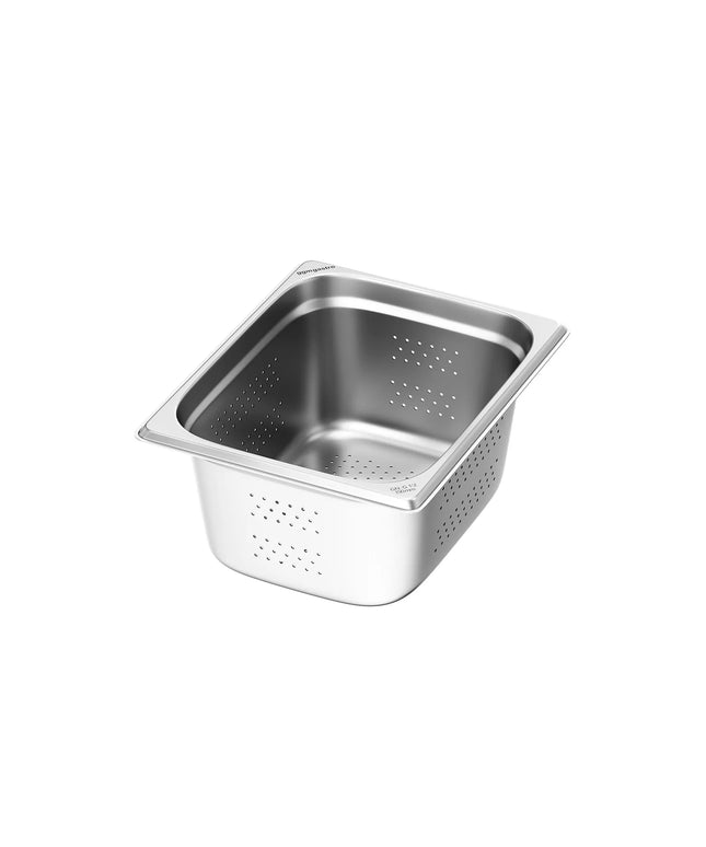 GGM Gastro Stainless Steel Gastronorm Pan GN 1/2 - perforated - Depth: 150mm
