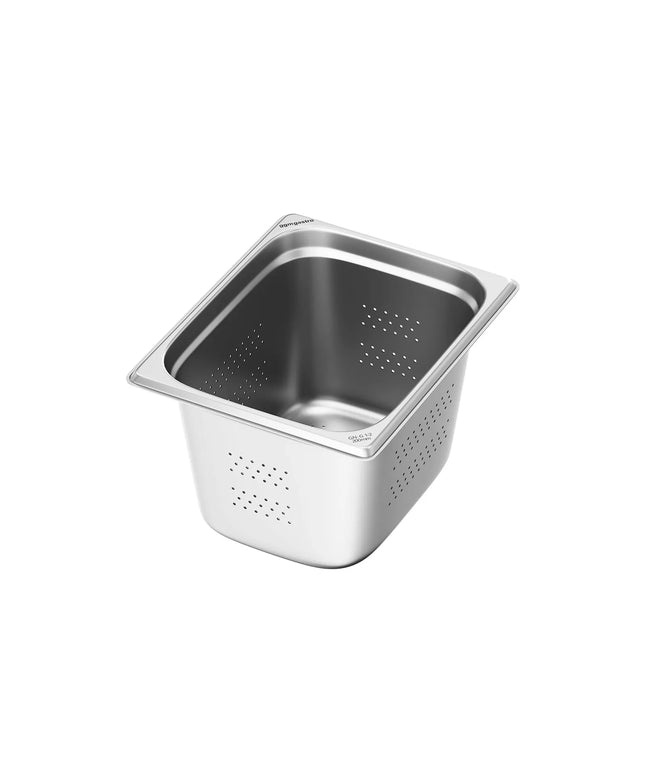 GGM Gastro Stainless Steel Gastronorm Pan GN 1/2 - perforated - Depth: 200mm