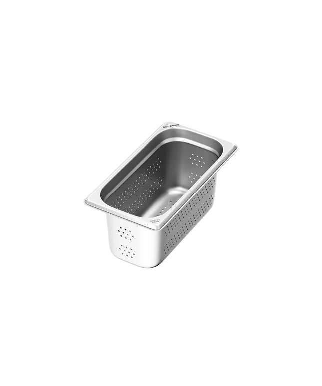 GGM Gastro Stainless Steel Gastronorm Pan GN 1/3 - perforated - Depth: 150mm