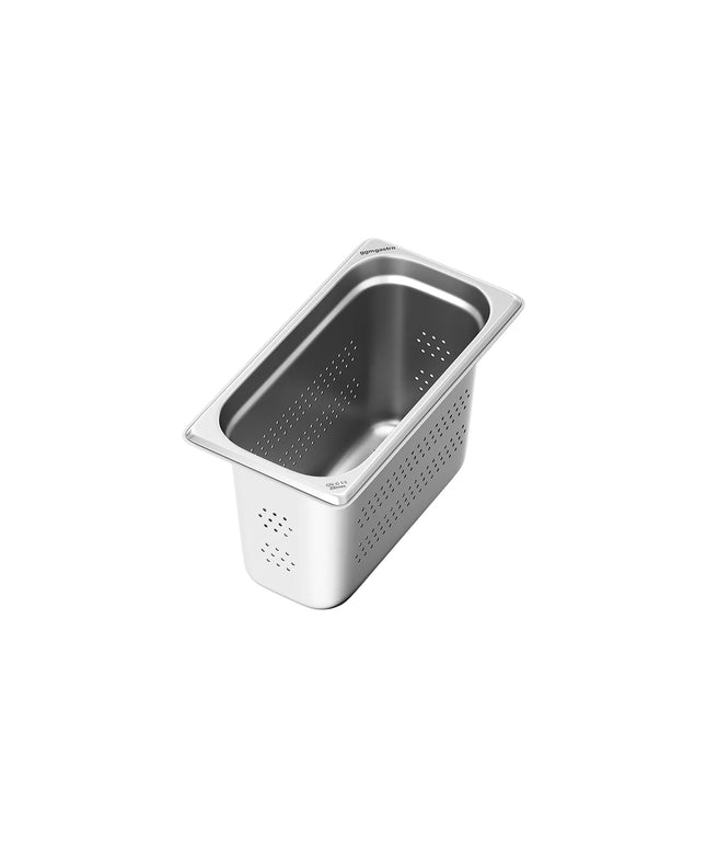 GGM Gastro Stainless Steel Gastronorm Pan GN 1/3 - perforated - Depth: 200mm