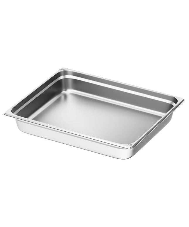 GGM Gastro Stainless Steel Gastronorm Pan GN 2/1 - Depth: 100mm