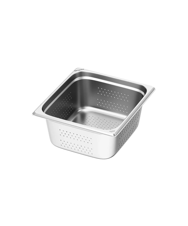 GGM Gastro Stainless Steel Gastronorm Pan GN 2/3 - perforated - Depth: 150mm