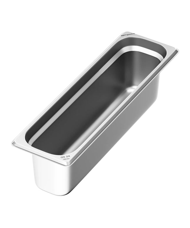 GGM Gastro Stainless Steel Gastronorm Pan GN 2/4 - Depth: 150mm