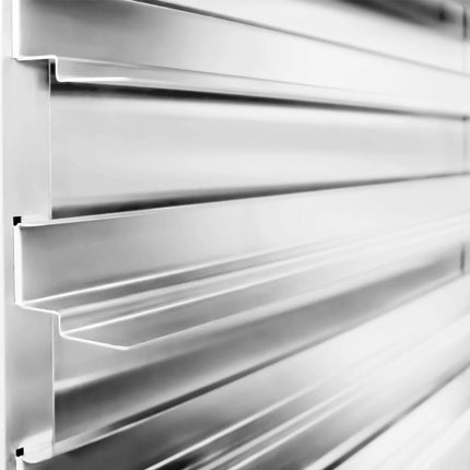 GGM Gastro Stainless Steel Gastronorm Racking Trolley - 14-Level - for 14 x GN 1/1 Trays - with low-noise braked castors
