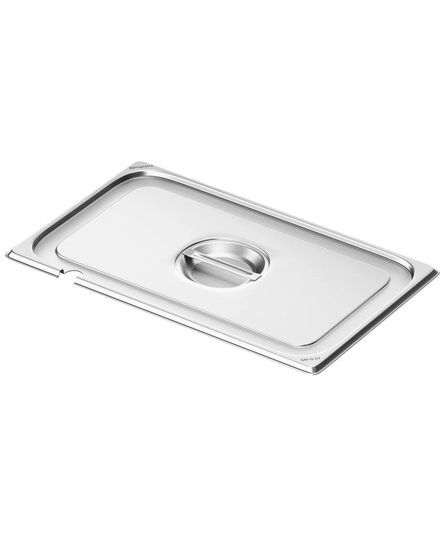 GGM Gastro Stainless Steel GN Lid GN 1/1 - with ladle recess - 530x325mm - Height: 27mm