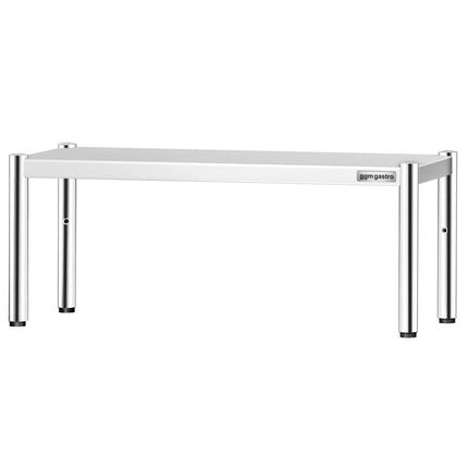 GGM Gastro Stainless Steel Overshelf - 1200x370mm - height-adjustable