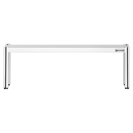 GGM Gastro Stainless Steel Overshelf - 1400x370mm - height-adjustable