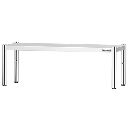 GGM Gastro Stainless Steel Overshelf - 1400x370mm - height-adjustable