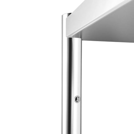 GGM Gastro Stainless Steel Overshelf - 1400x370mm - height-adjustable