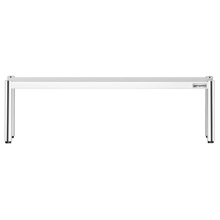GGM Gastro Stainless Steel Overshelf - 1600x370mm - height-adjustable