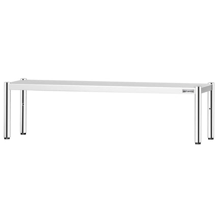GGM Gastro Stainless Steel Overshelf - 1800x370mm - height-adjustable