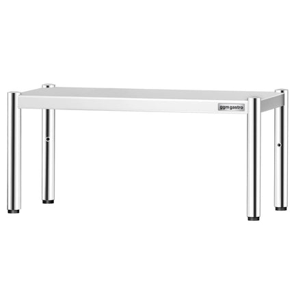 GGM Gastro Stainless Steel Overshelf - 800x370mm - height-adjustable