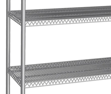 GGM Gastro Stainless Steel Shelving Unit - 1080x500mm - with 4 shelves (ADJUSTABLE)