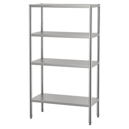 GGM Gastro Stainless Steel Shelving Unit ECO - 1000x500mm - with 4 shelves (ADJUSTABLE)