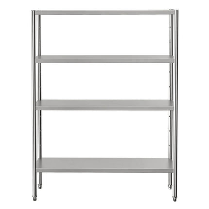 GGM Gastro Stainless Steel Shelving Unit ECO - 1400x500mm - with 4 shelves (ADJUSTABLE)