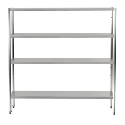 GGM Gastro Stainless Steel Shelving Unit ECO - 1800x500mm - with 4 shelves (ADJUSTABLE)
