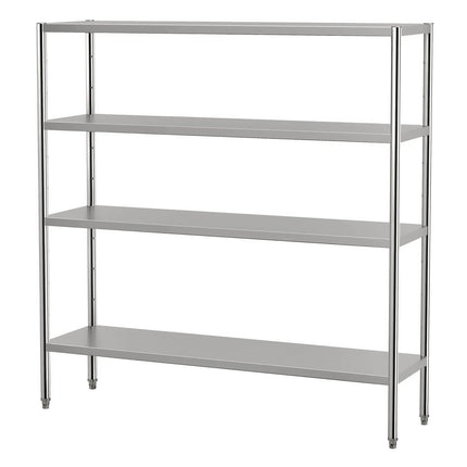 GGM Gastro Stainless Steel Shelving Unit ECO - 1800x500mm - with 4 shelves (ADJUSTABLE)