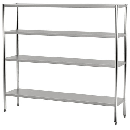 GGM Gastro Stainless Steel Shelving Unit ECO - 2000x500mm - with 4 shelves (ADJUSTABLE)