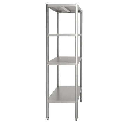GGM Gastro Stainless Steel Shelving Unit ECO - 2000x500mm - with 4 shelves (ADJUSTABLE)