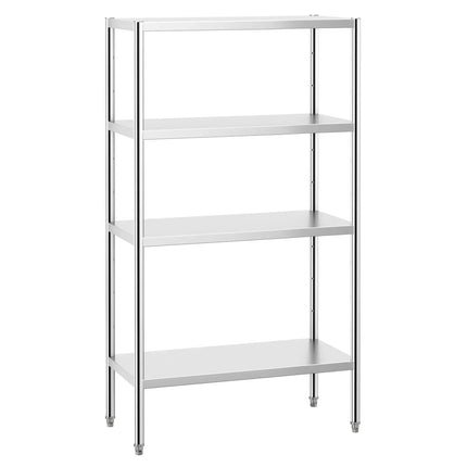 GGM Gastro Stainless Steel Shelving Unit PREMIUM - 1020x500mm - with 4 shelves (ADJUSTABLE)