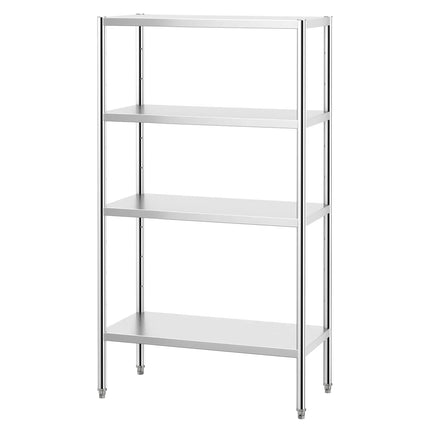 GGM Gastro Stainless Steel Shelving Unit PREMIUM - 1020x500mm - with 4 shelves (ADJUSTABLE)