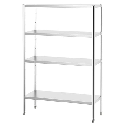 GGM Gastro Stainless Steel Shelving Unit PREMIUM - 1200x500mm - with 4 shelves (ADJUSTABLE)