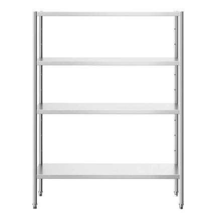 GGM Gastro Stainless Steel Shelving Unit PREMIUM - 1400x500mm - with 4 shelves (ADJUSTABLE)
