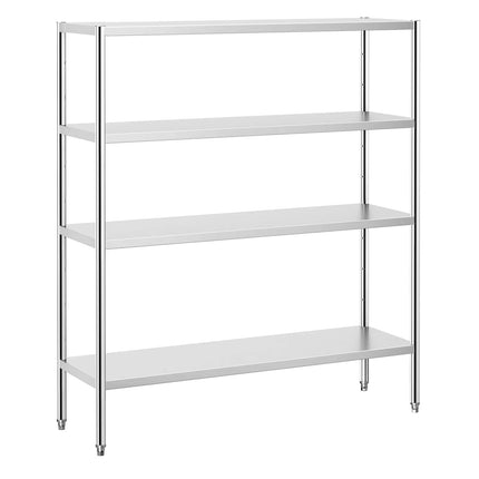 GGM Gastro Stainless Steel Shelving Unit PREMIUM - 1600x500mm - with 4 shelves (ADJUSTABLE)