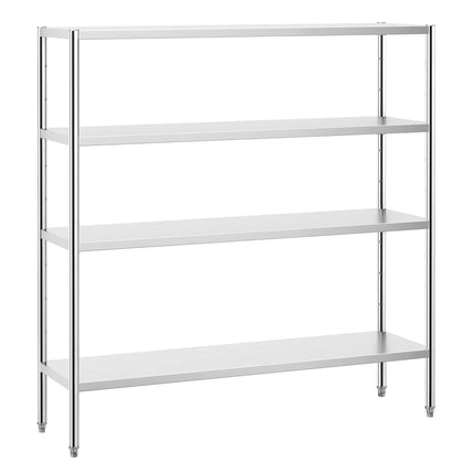 GGM Gastro Stainless Steel Shelving Unit PREMIUM - 1800x500mm - with 4 shelves (ADJUSTABLE)
