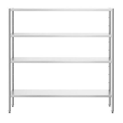 GGM Gastro Stainless Steel Shelving Unit PREMIUM - 1800x500mm - with 4 shelves (ADJUSTABLE)