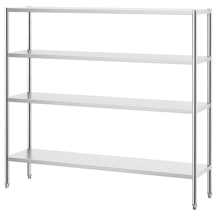 GGM Gastro Stainless Steel Shelving Unit PREMIUM - 2000x500mm - with 4 shelves (ADJUSTABLE)