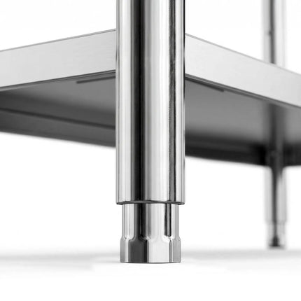 GGM Gastro Stainless Steel Shelving Unit PREMIUM - 2000x500mm - with 4 shelves (ADJUSTABLE)