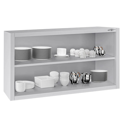 GGM Gastro Stainless Steel Wall Cupboard ECO - 1000x400x650mm - Open Front