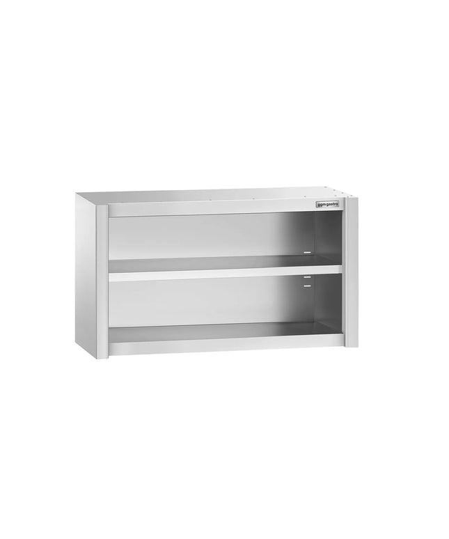 GGM Gastro Stainless Steel Wall Cupboard PREMIUM - 1000x400x650mm - Open Front