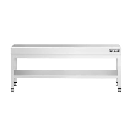 GGM Gastro Stainless Steel Work Table 1400x700mm - with Undershelf
