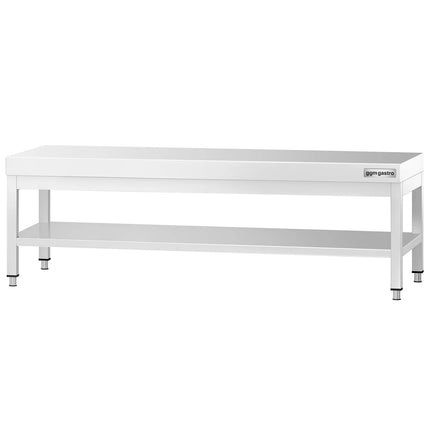 GGM Gastro Stainless Steel Work Table 2000x600mm - with Undershelf
