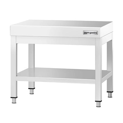 GGM Gastro Stainless Steel Work Table 600x700mm - with Undershelf