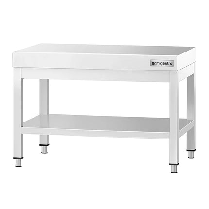 GGM Gastro Stainless Steel Work Table 800x600mm - with Undershelf