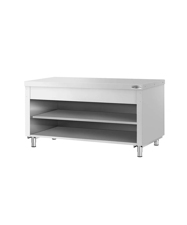 GGM Gastro Stainless Steel Work Table KOPENHAGEN - 1560x700mm - with Undershelf