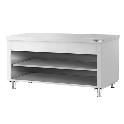 GGM Gastro Stainless Steel Work Table KOPENHAGEN - 1560x700mm - with Undershelf