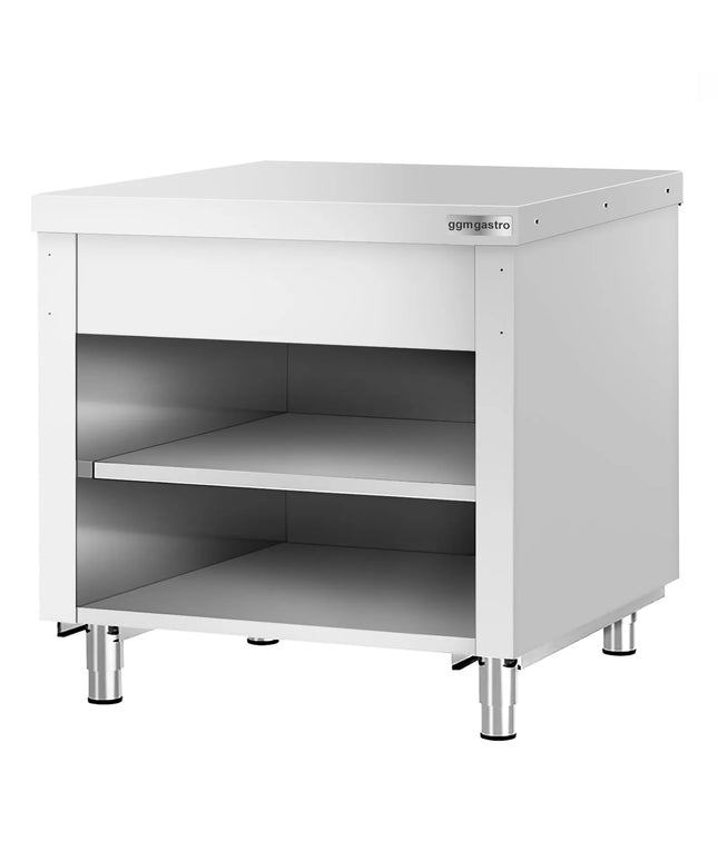 GGM Gastro Stainless Steel Work Table KOPENHAGEN - 910x700mm - with Undershelf