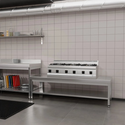 GGM Gastro Stainless Steel Work Table PREMIUM 2000x700mm - with Undershelf
