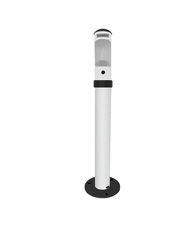 GGM Gastro Standing Ashtray - Smokers’ Pole - Outdoor - Aluminium - White