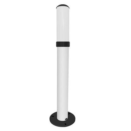 GGM Gastro Standing Ashtray - Smokers’ Pole - Outdoor - Aluminium - White