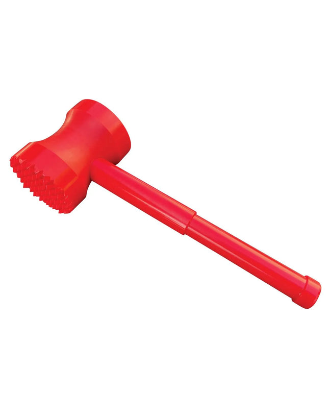 GGM Gastro Steak Hammer - round - plastic - red - 90x125x350mm