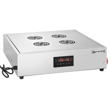 GGM Gastro Steam Cooker / Dumpling Steamer - 2.5kW - Digital - incl. Steamer Cabinet Top with 5 Drawers